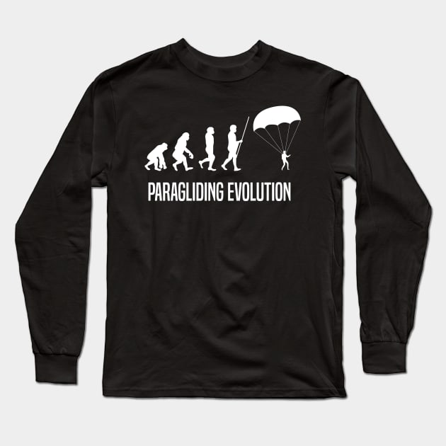 Paragliding Evolution Long Sleeve T-Shirt by WiZ Collections